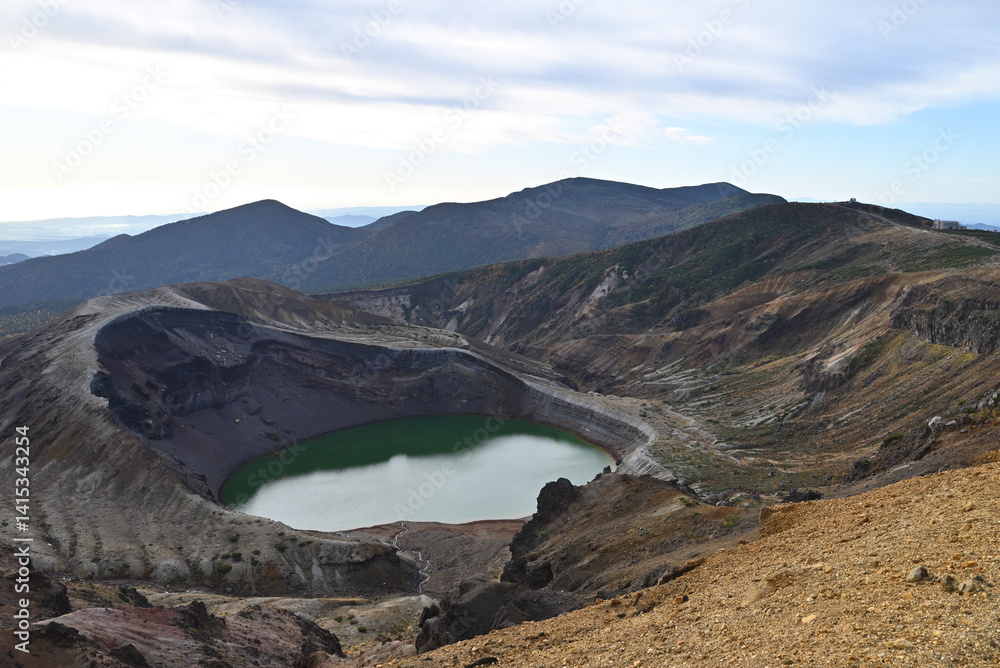 Zao mountain ridge, Miyagi, Yamagata, Japan