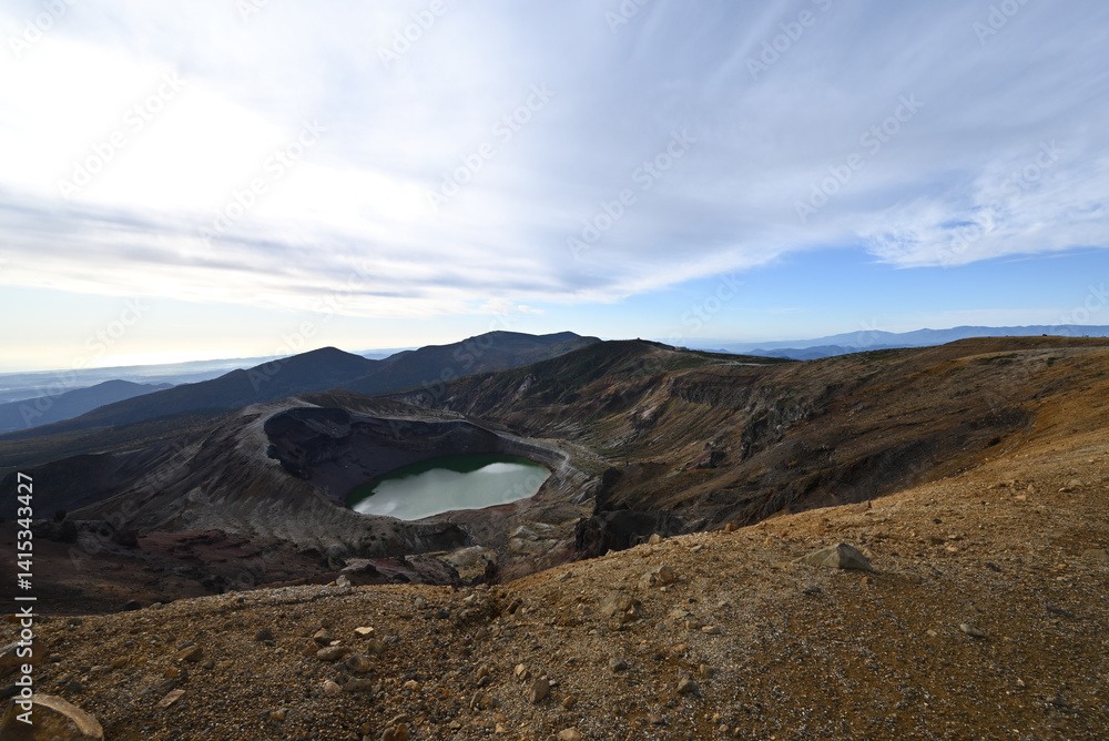 Zao mountain ridge, Miyagi, Yamagata, Japan