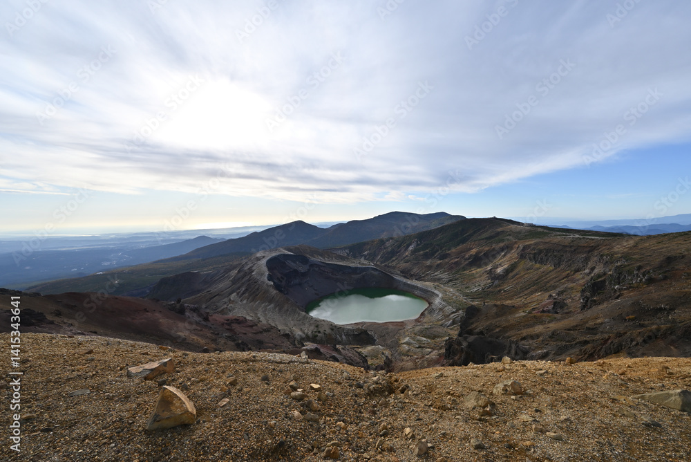 Zao mountain ridge, Miyagi, Yamagata, Japan