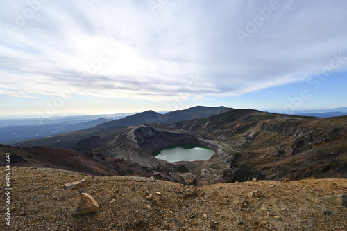 Obraz na płótnie Zao mountain ridge, Miyagi, Yamagata, Japan w salonie