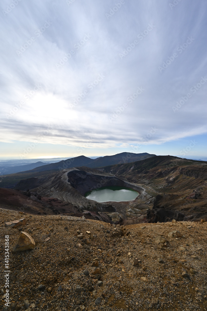 Zao mountain ridge, Miyagi, Yamagata, Japan