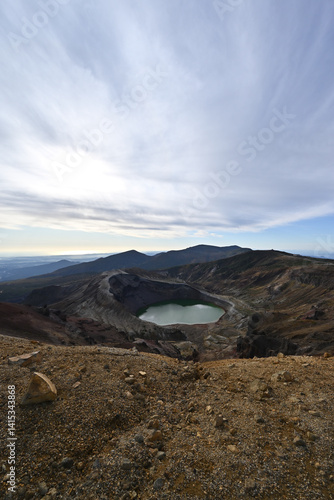 Obraz na płótnie Zao mountain ridge, Miyagi, Yamagata, Japan w salonie