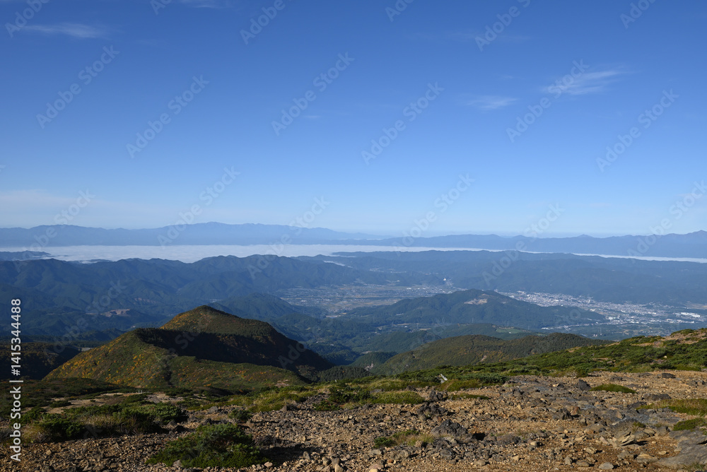 Zao mountain ridge, Miyagi, Yamagata, Japan