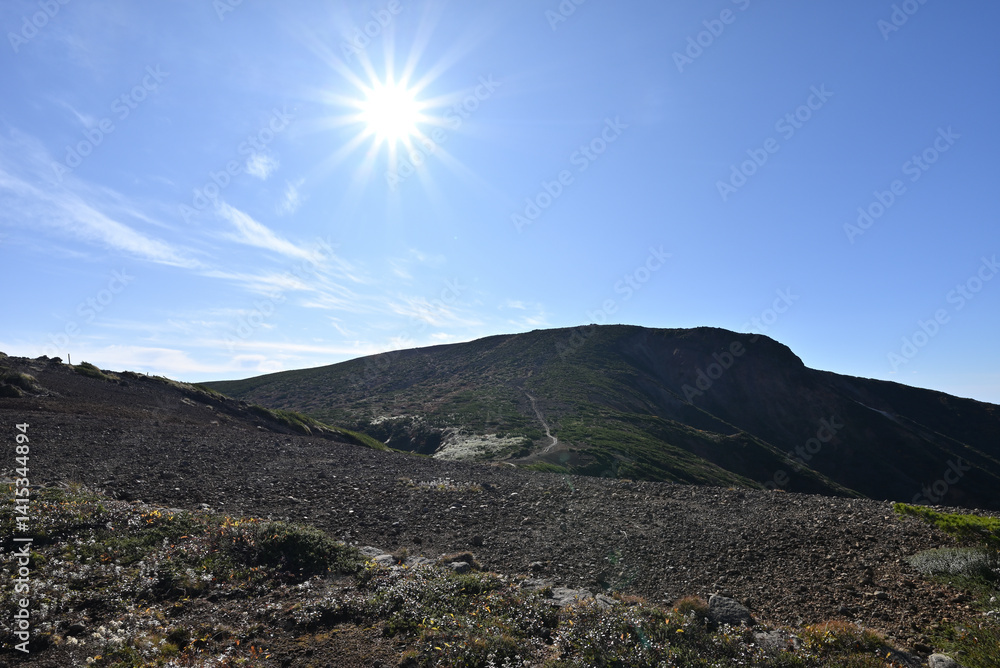 Zao mountain ridge, Miyagi, Yamagata, Japan