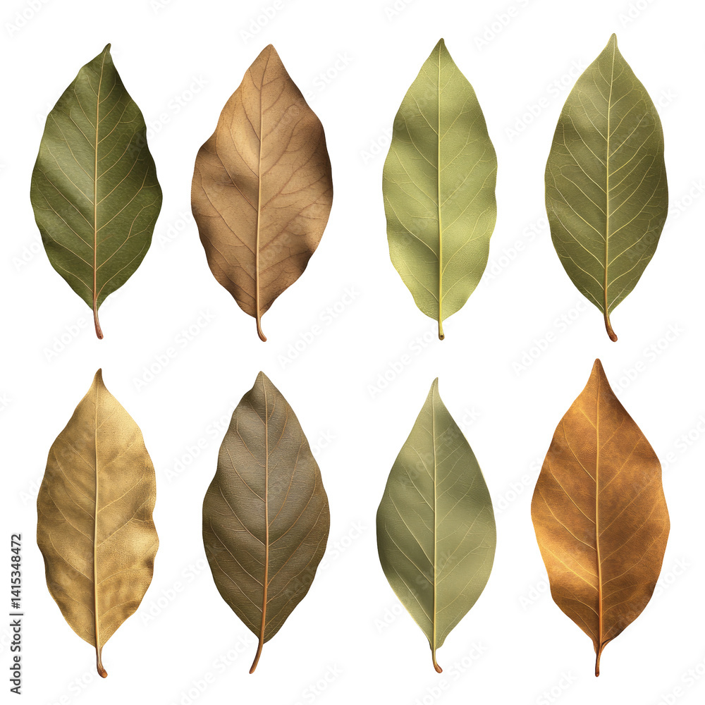Dried Leaves in Various Shades Dried Leaves in Various Shades
