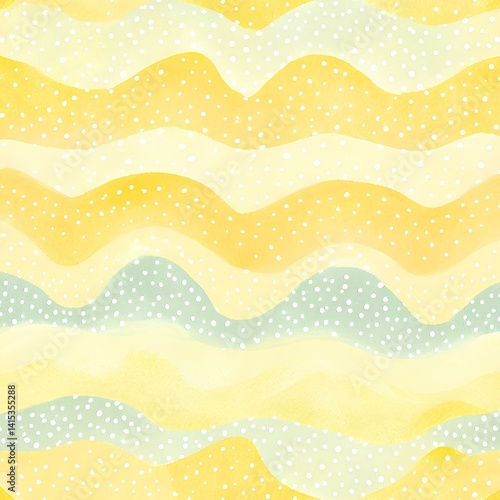 cute yellow pattern background
