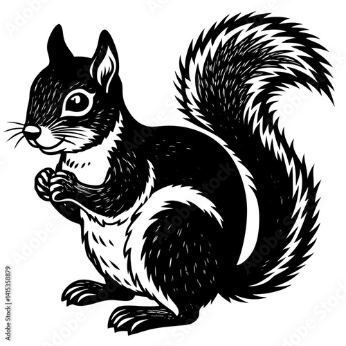 squirrel with nut