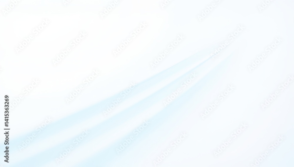 Abstract Light Blue and White Draped Fabric Background
