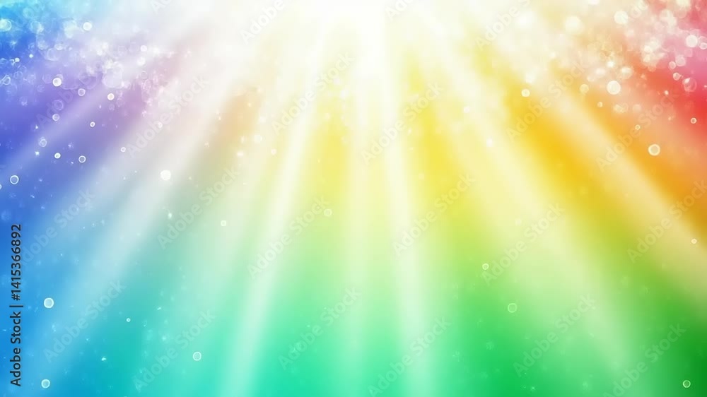 Radiant rainbow light effect Radiant rainbow light effect