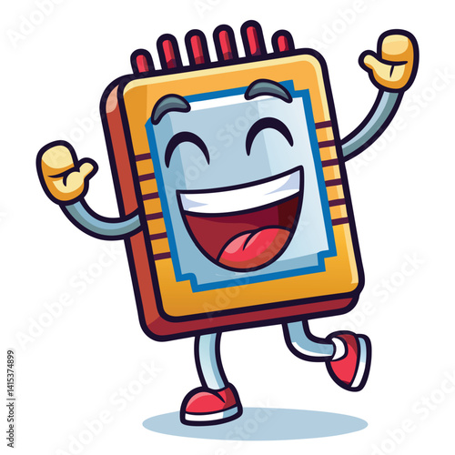 Happy Chip Character