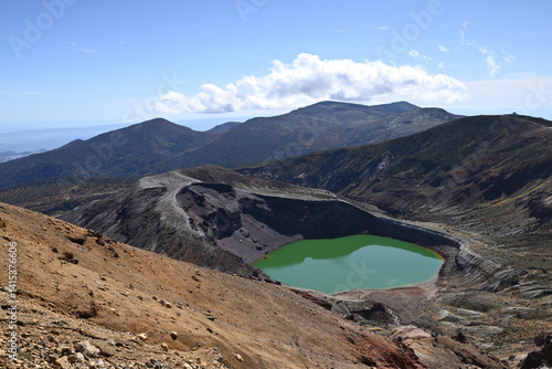 Obraz na płótnie Zao mountain ridge, Miyagi, Tochigi, Japan w salonie