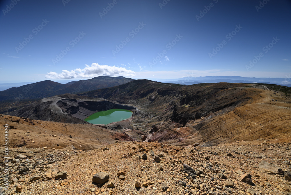 Zao mountain ridge, Miyagi, Tochigi, Japan