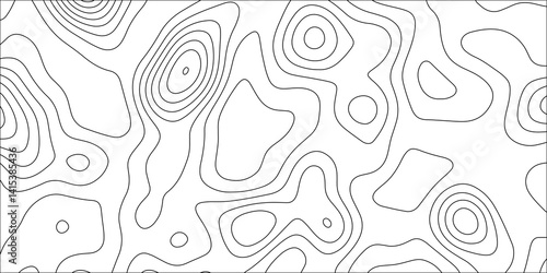 Abstract papercut design. Background of the topographic map. modern wallpaper texture and realistic design used for banner and posters, mountain relief geographic pattern. vector illustration.	