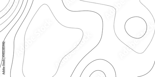 Abstract papercut design. Background of the topographic map. modern wallpaper texture and realistic design used for banner and posters, mountain relief geographic pattern. vector illustration.	
