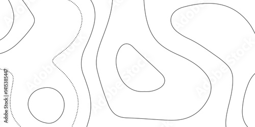 Abstract papercut design. Background of the topographic map. modern wallpaper texture and realistic design used for banner and posters, mountain relief geographic pattern. vector illustration.	