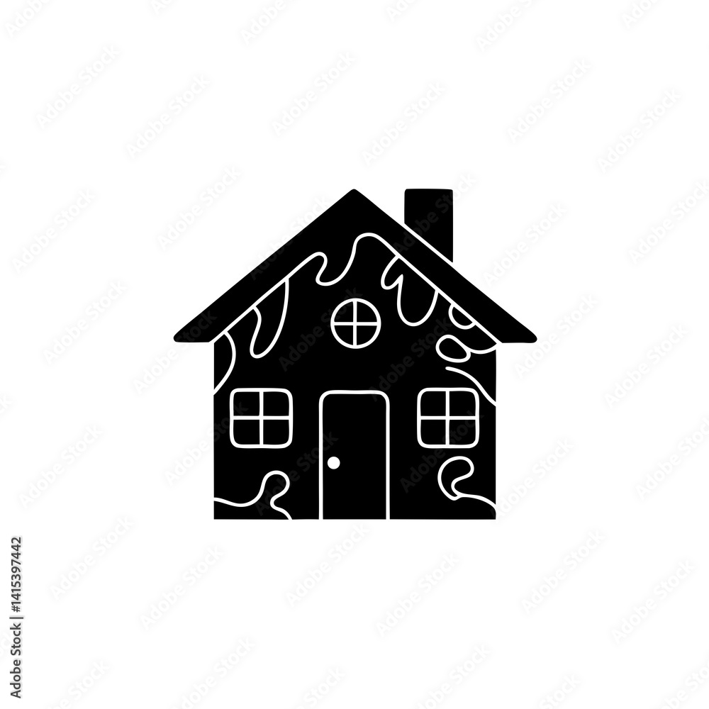 creative details Tiny House Icon Vector Illustration creative details Tiny House Icon Vector Illustration