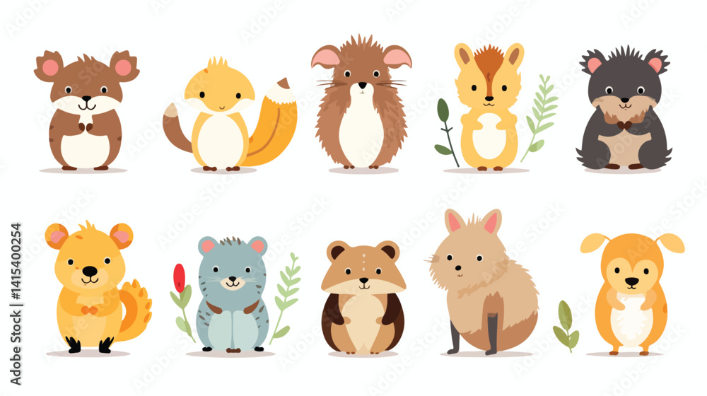 Adorable Koala, Rabbit, and Hedgehog in Safari Jungle: Wildlife Exploration Adorable Koala, Rabbit, and Hedgehog in Safari Jungle: Wildlife Exploration