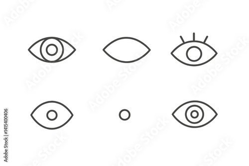 outline vector icons of digital love: heart app icon, heart notification, love message alert, digital heart, dating app, swipe heart, heart chat, emoji with heart eyes. set of line style icons in a