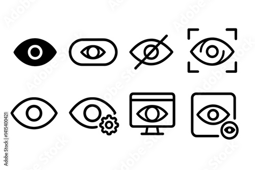 outline vector icons of digital love: heart app icon, heart notification, love message alert, digital heart, dating app, swipe heart, heart chat, emoji with heart eyes. set of line style icons in a
