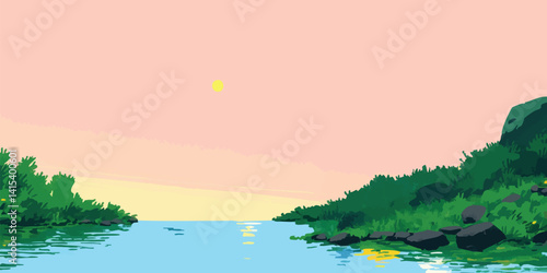 A breathtaking landscape pa...