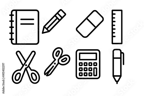 outline vector icons of personal location uses: home pin, work location, gym, favorite café, friend’s house, meeting point, delivery address, school pin. set of line style icons in a modern,