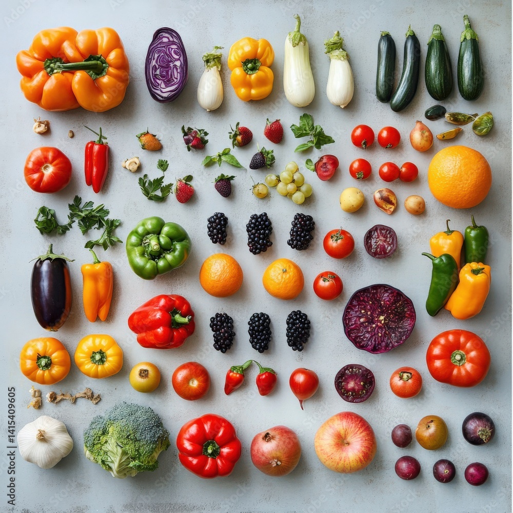 set of vegetables set of vegetables