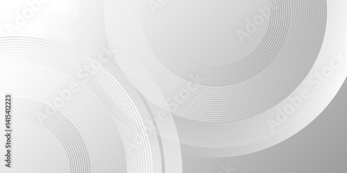 circle and clean light box space vector design background. Vector illustration abstract graphic design pattern presentation background web template. various shades of gray design art abstract nice. 