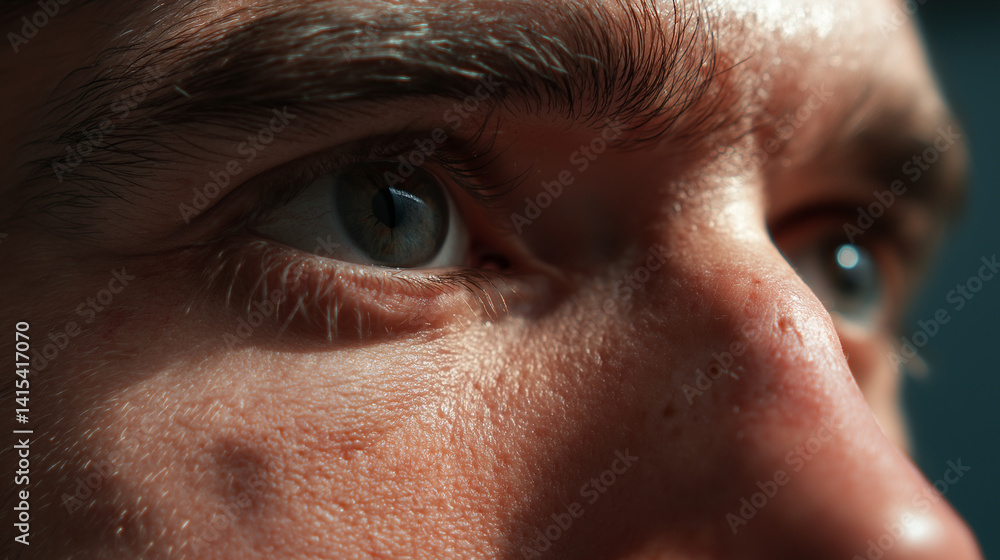 Naklejka premium close up of eye