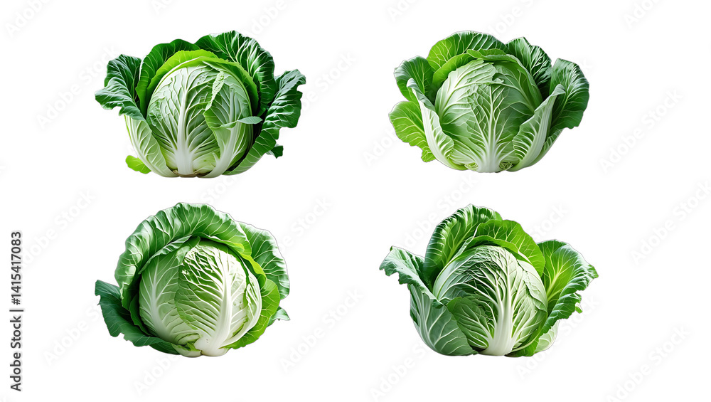 Cabbage isolated on white background Cabbage isolated on white background