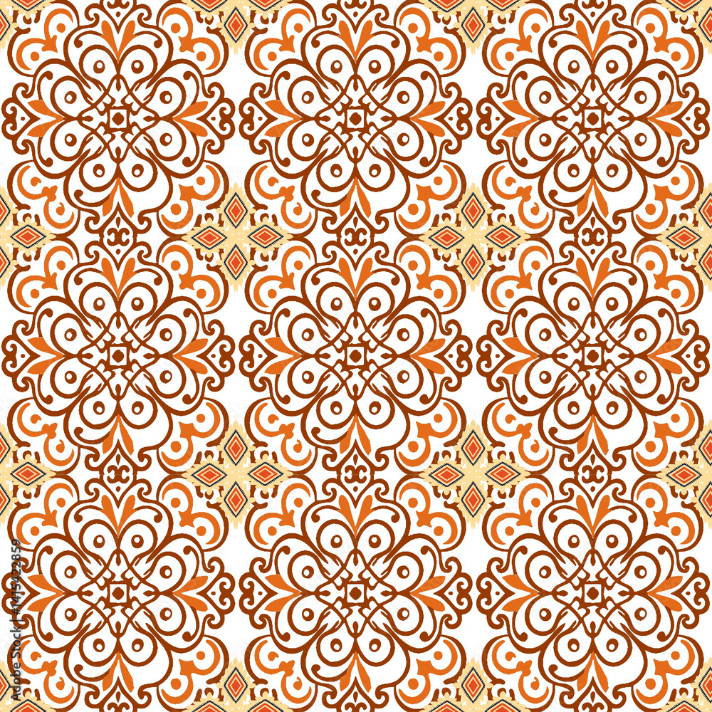 seamless background pattern. traditional indian pattern. vector illustration seamless background pattern. traditional indian pattern. vector illustration