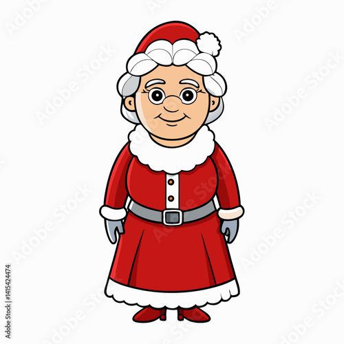samrs claus cartoon vector