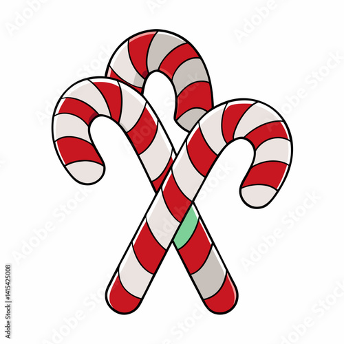 peppermint sticks   vector