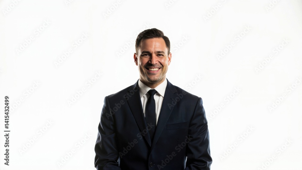 Portrait of mature man in suit and tie. University professor, financial consultant, coach, teacher, manager, bank employee Portrait of mature man in suit and tie. University professor, financial consultant, coach, teacher, manager, bank employee
