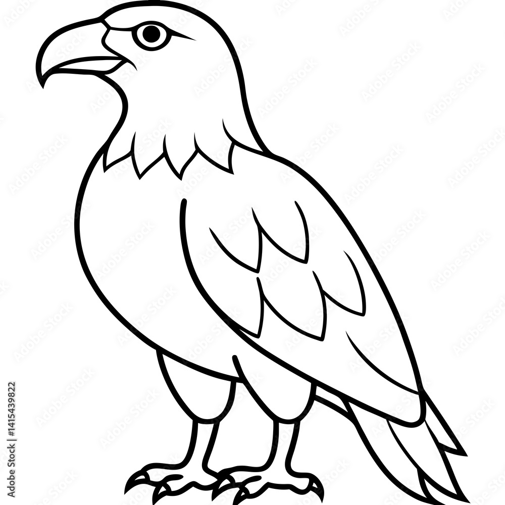 Clean & Sharp Eagle Line Art Clean & Sharp Eagle Line Art
