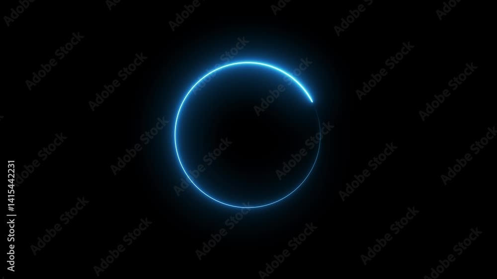 Neon circle. Neon Circle lights background. Neon circle. Neon Circle lights background.