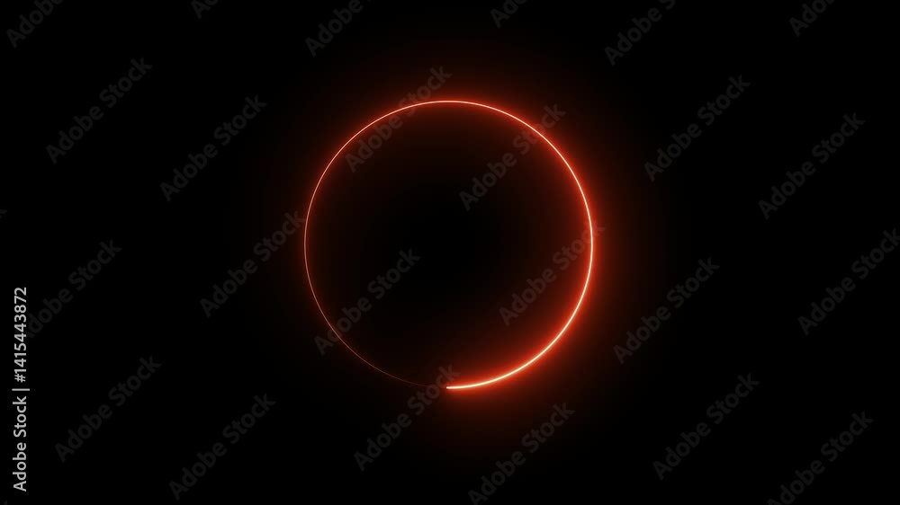 Neon circle. Neon Circle lights background. Neon circle. Neon Circle lights background.