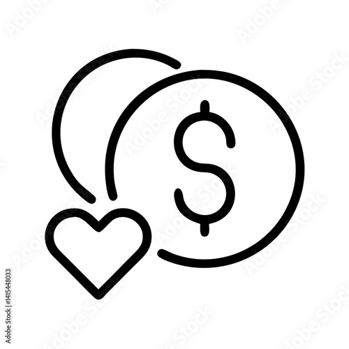 Donate money charity funding fundraising love finance investment financial assistance dollar coin