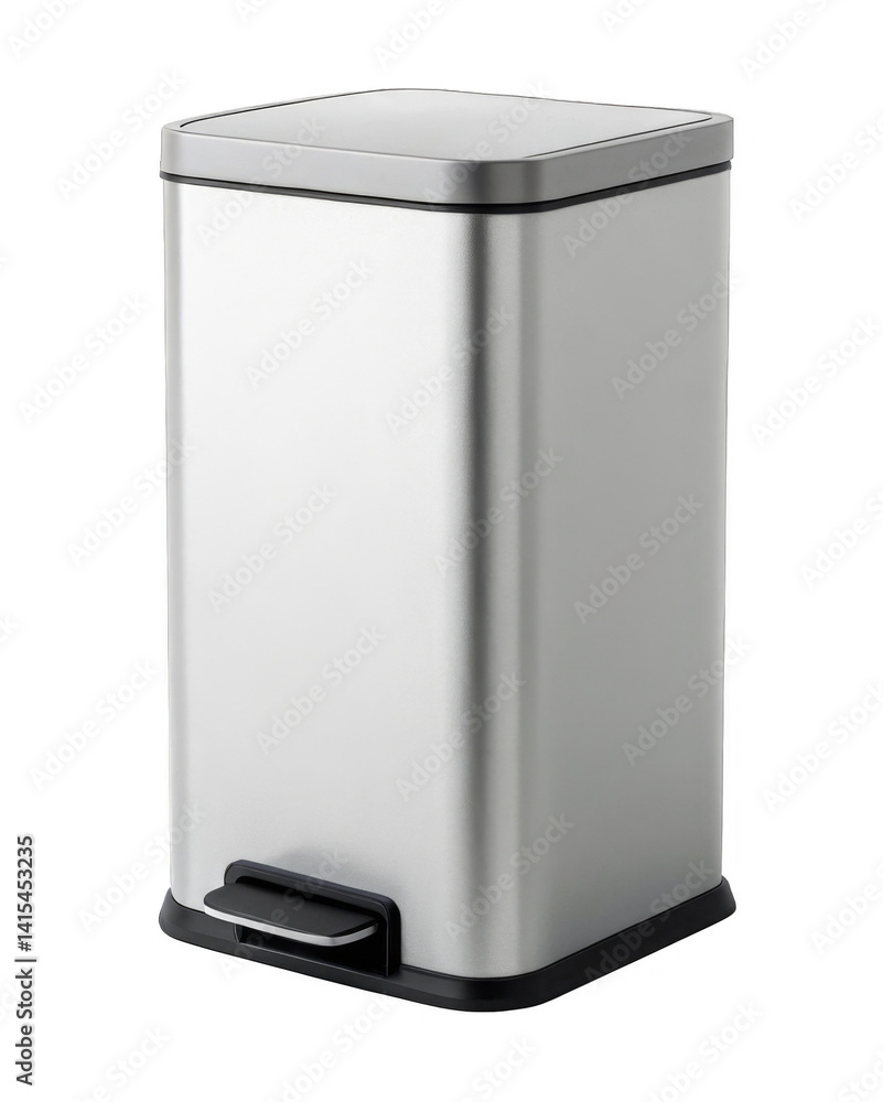 Step Trash Can isolated on a transparent background. Step Trash Can isolated on a transparent background.
