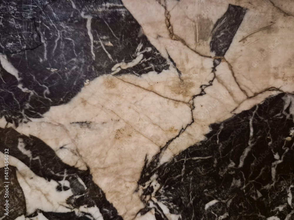 Fototapeta premium A close-up shot of Italian marble used in a church building.