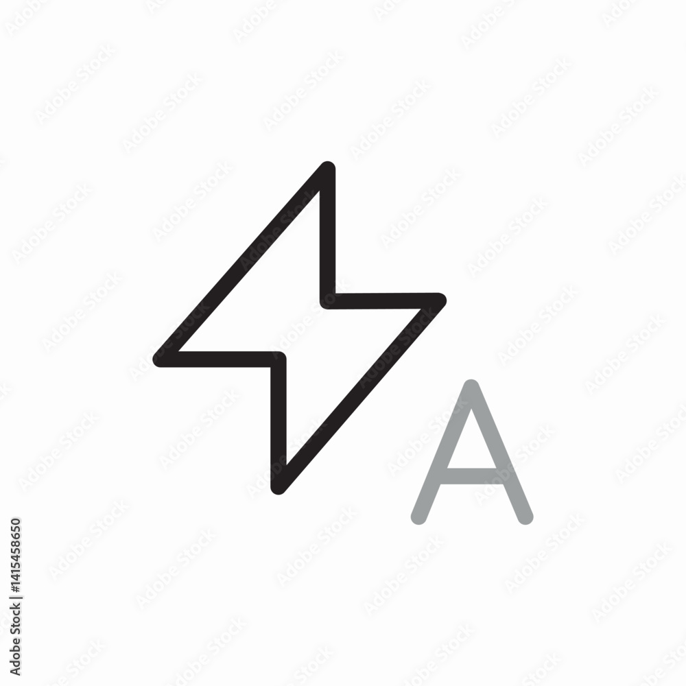 flash light auto icon vector