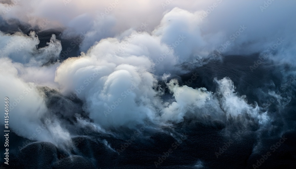 Fototapeta premium storm clouds over the sea
