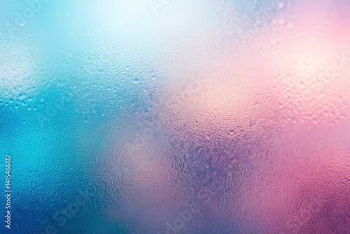 Water Droplets on Transparent Glass Background Surface