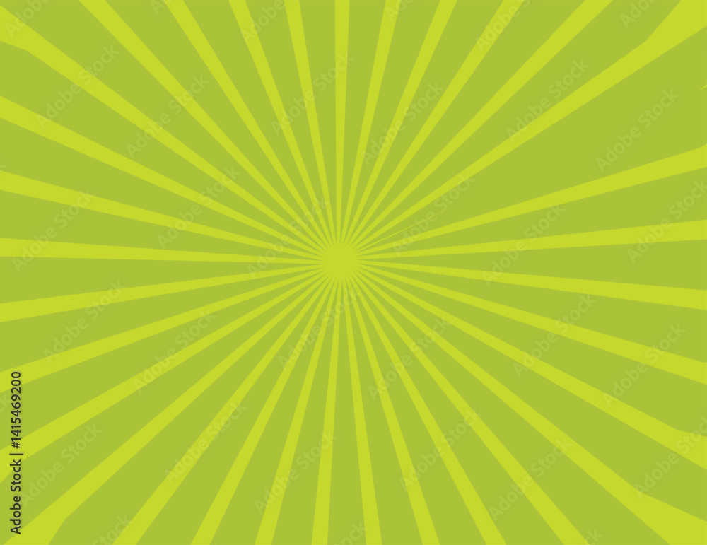Green color space starburst background Green color space starburst background
