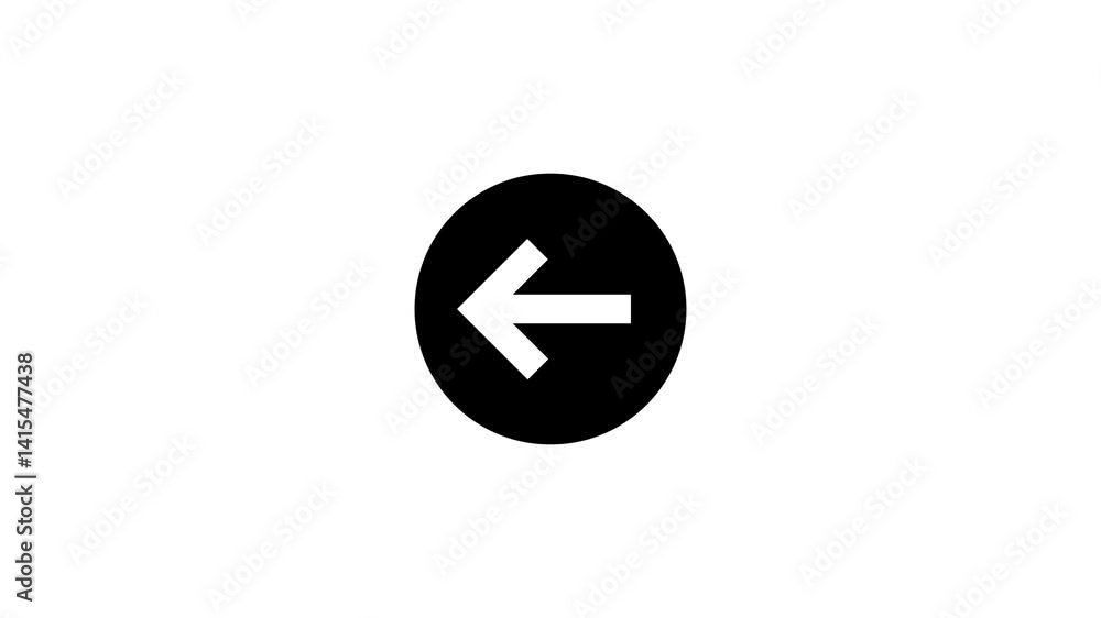 Neon Direction arrow icon isolated . download button icon, arrow symbol.Directional Arrow animation. Neon Direction arrow icon isolated . download button icon, arrow symbol.Directional Arrow animation.