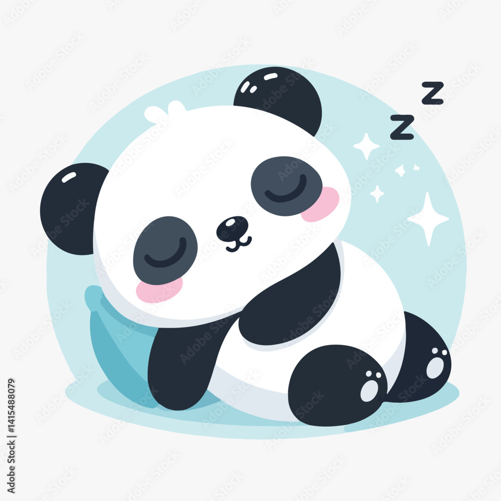 Fototapeta premium cute pan vector image