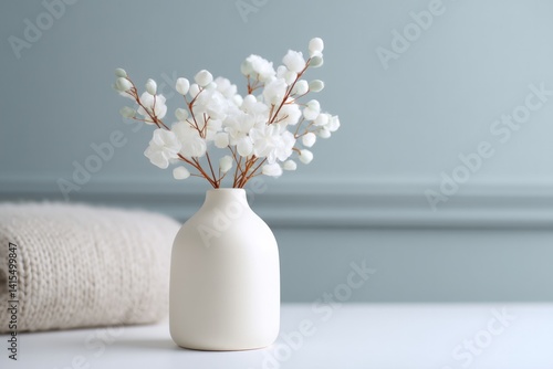 capture tastefully curated interior featuring neutral tones emphasize minimalistic design with clean lines