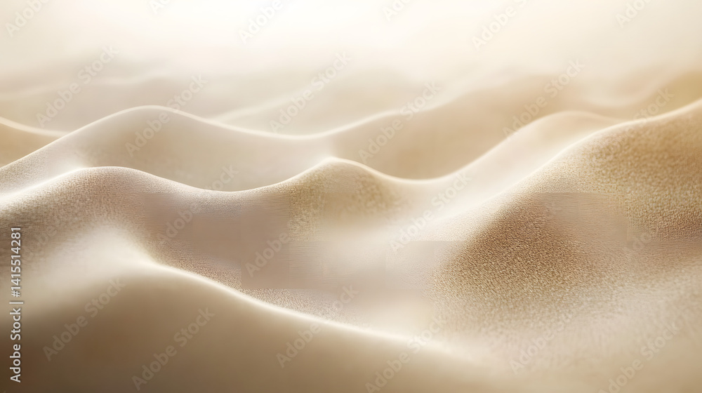 Obraz premium Ethereal sand dunes desert landscape photography serene environment close-up view natural beauty