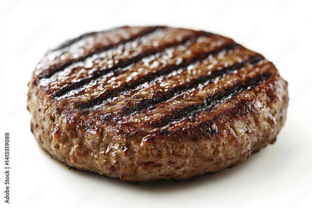Juicy medium-rare steak on a white plate, garnished with herbs. Juicy medium-rare steak on a white plate, garnished with herbs.