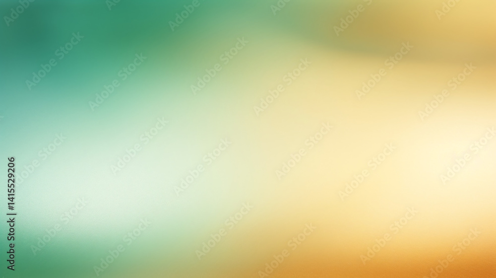 Fototapeta premium Close-up frosted glass background in royal yellow and green combination with smooth gradient and modern style.