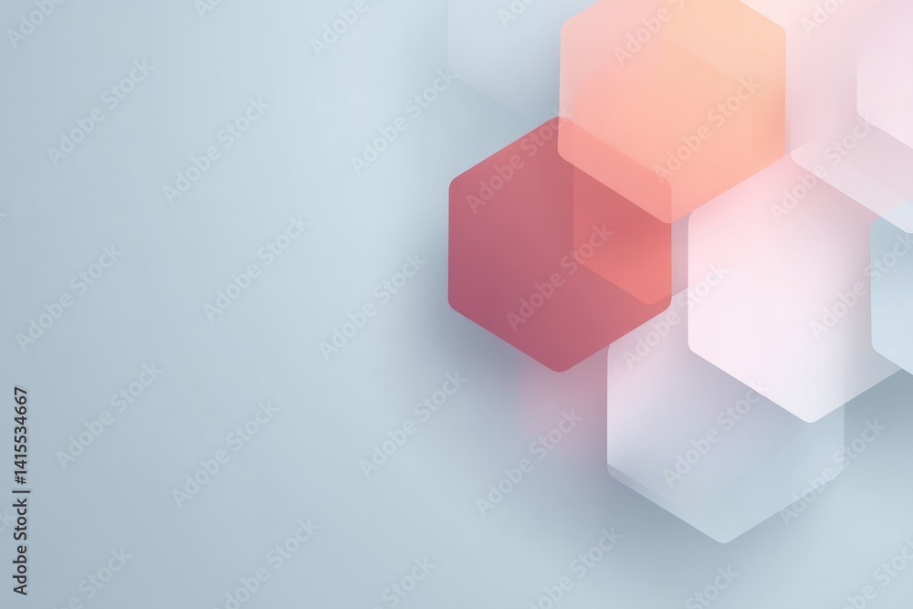 Fototapeta premium minimalistic abstract design showcasing random geometric shapes on plain neutral background